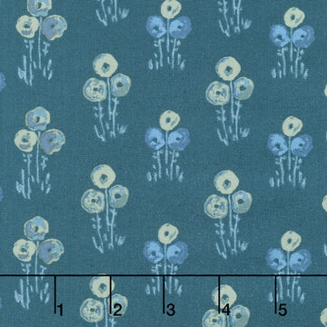 Mystic Meadow - Floral Bunch Green Yardage