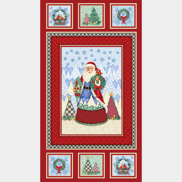 Highland Glen - Santa Red Panel