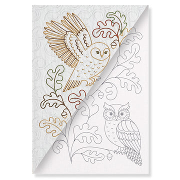 Missouri Star Embroidery Panel - Owl Haven