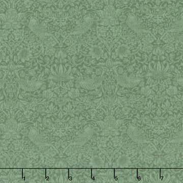 The Trellis Palette - Tonal Strawberry Thief Tump Yardage