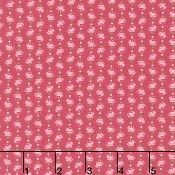 Cinnamon Stick - Small Roses Berry Yardage