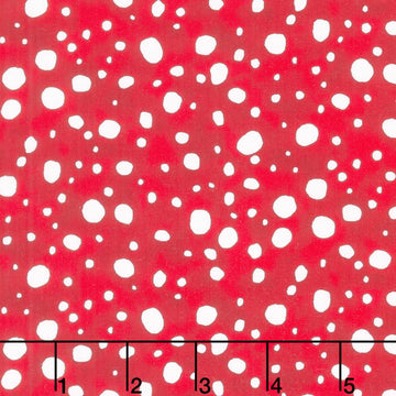 Snow Folks - Snow Red Yardage