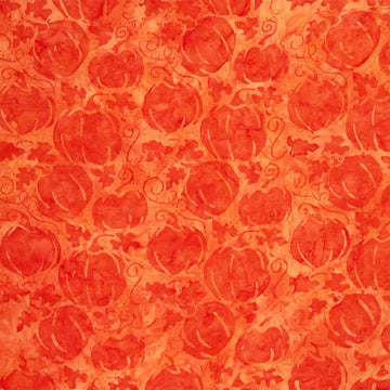 Autumn's Embrace Batiks - Pumpkin Nasturtium Yardage