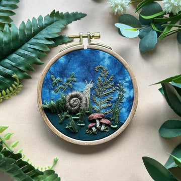 Woodland Snail 3D Embroidery Kit