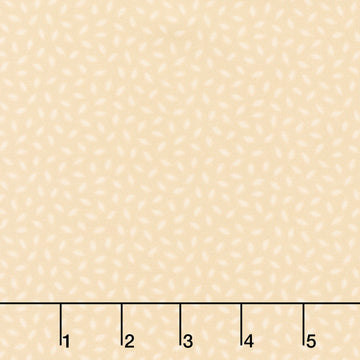 Love Letters - Leaves Gold Yardage