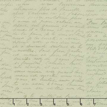 Love Letters - Letters Sage Yardage