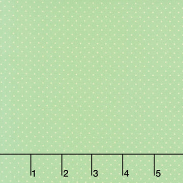 Buttercup & Blues - Dots Green Yardage