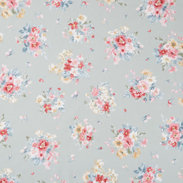 La Fleur Flannel - Bouquets Green Yardage