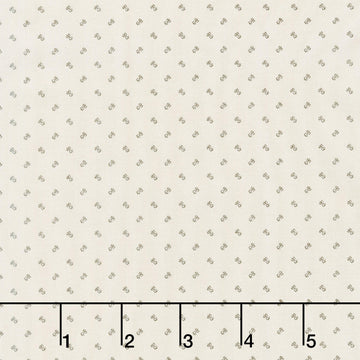 Terrace Blooms - Dot Bud Cream Yardage