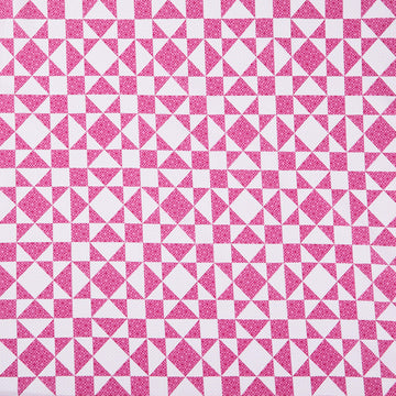 Colorblock Party Cheater Prints - Twinkle Magenta Pink 108" Wide Backing