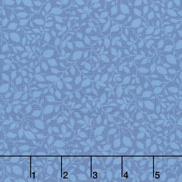 Gathering Sun - Foliage Blue Yardage