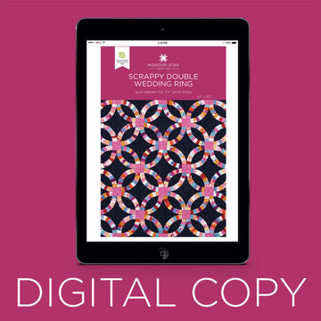 Digital Download - Scrappy Double Wedding Ring Pattern by Missouri Star