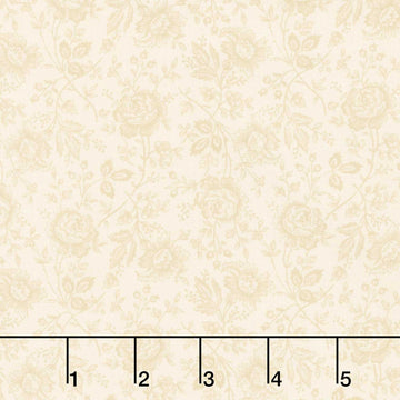 Apple Cider - Allover Roses Neutral Yardage