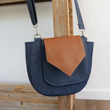 Terry Indigo Denim Crossbody Bag Kit