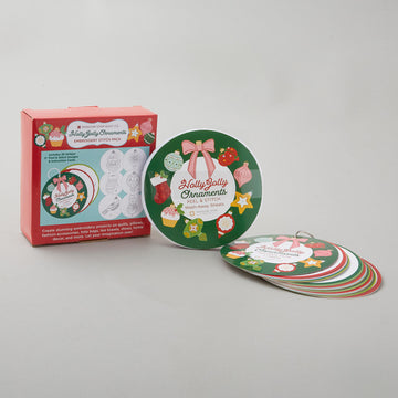Missouri Star Holly Jolly Ornaments Peel & Stitch Design Pack