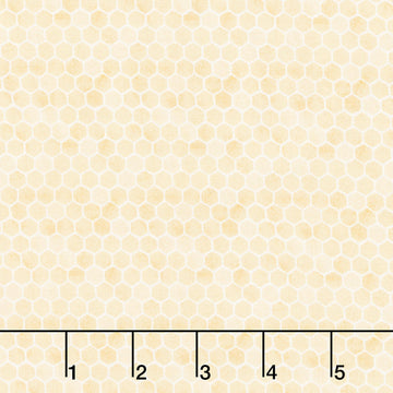 Sweet Honey Bee - Honeycomb Yellow Yardage