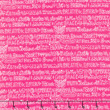 Sway by Kori - Affirmations Majenta Yardage