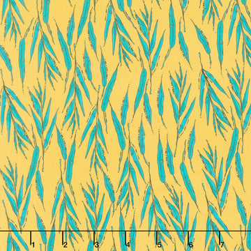 Sway by Kori - Willow Leaves Amber Yardage