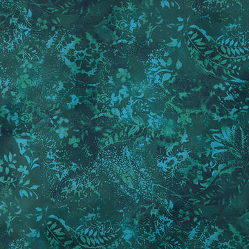 Beautiful Backings - Vintage Damask Teal 108" Wide Backing