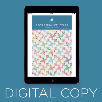 Digital Download - 2 for 1 Pinwheel Stars Quilt Pattern by Missouri Star Primary Image