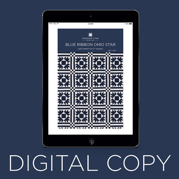 Digital Download - Blue Ribbon Ohio Star Quilt Pattern by Missouri Star Primary Image