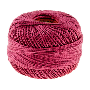 Presencia Perle Cotton Thread Size 8 Very Dark Mauve