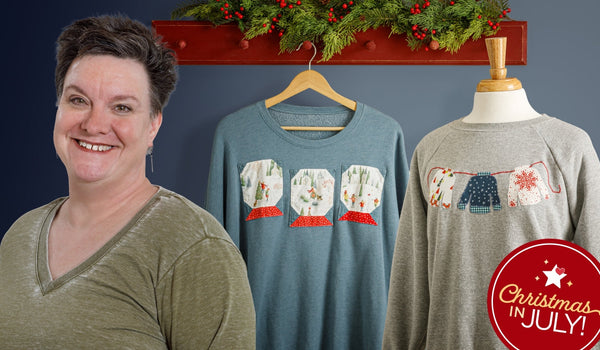 Appliquéd Sweatshirts with Courtenay Hughes