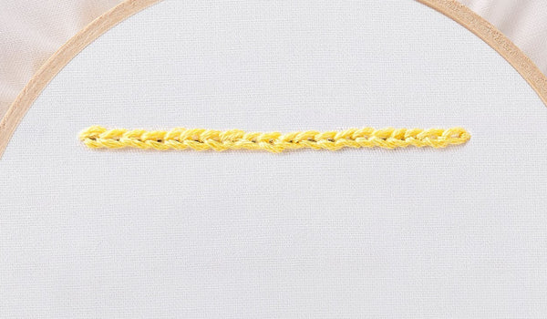 Embroidery 101:  How to Embroider a Chain Stitch
