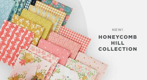 browse the honeycomb hill fabric collection from Riley Blake Designs.