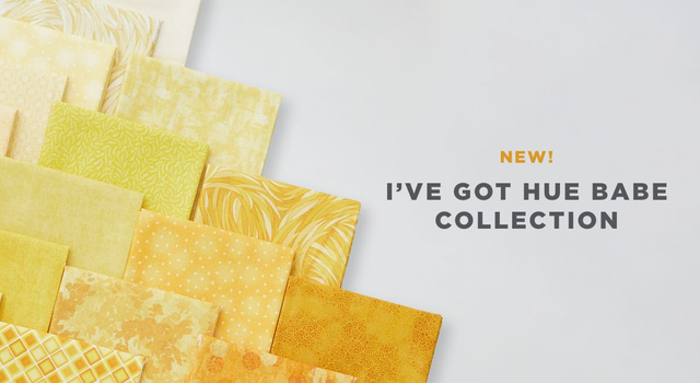 fat quarter fabric in a mix of different basic/tonal prints in various shades of purple from the I've Got Hue, babe fabric collection.