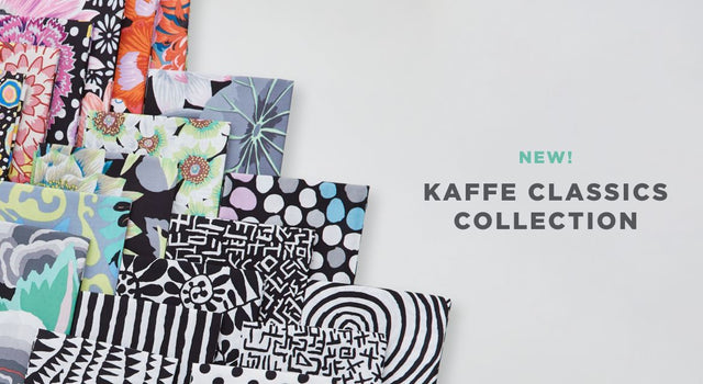 Shop the kaffe classics fabric collection here.