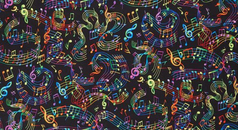 Painted Guitar Fabric Collection