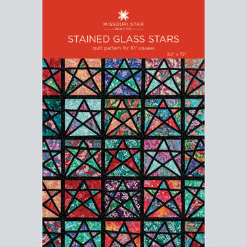 Jenny's Stained Glass Stars Quilt Pattern by Missouri Star