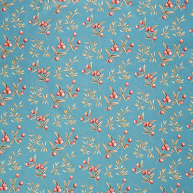 Dahlia - Coralberry Sage Yardage