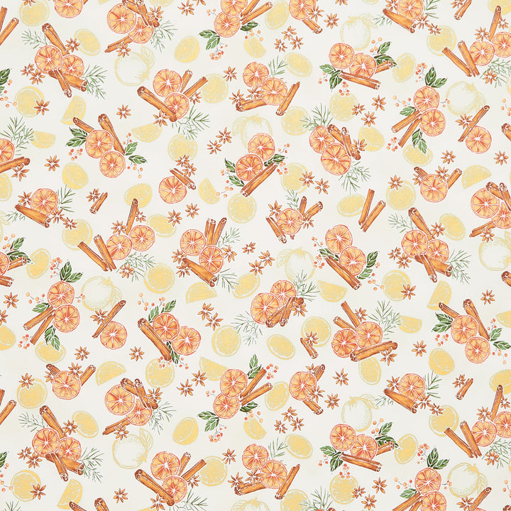 Sweet Pumpkin Spice - Oranges Natural Yardage Primary Image