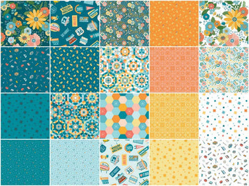 Welcome To Quilt Town Fat Quarter Bundle
