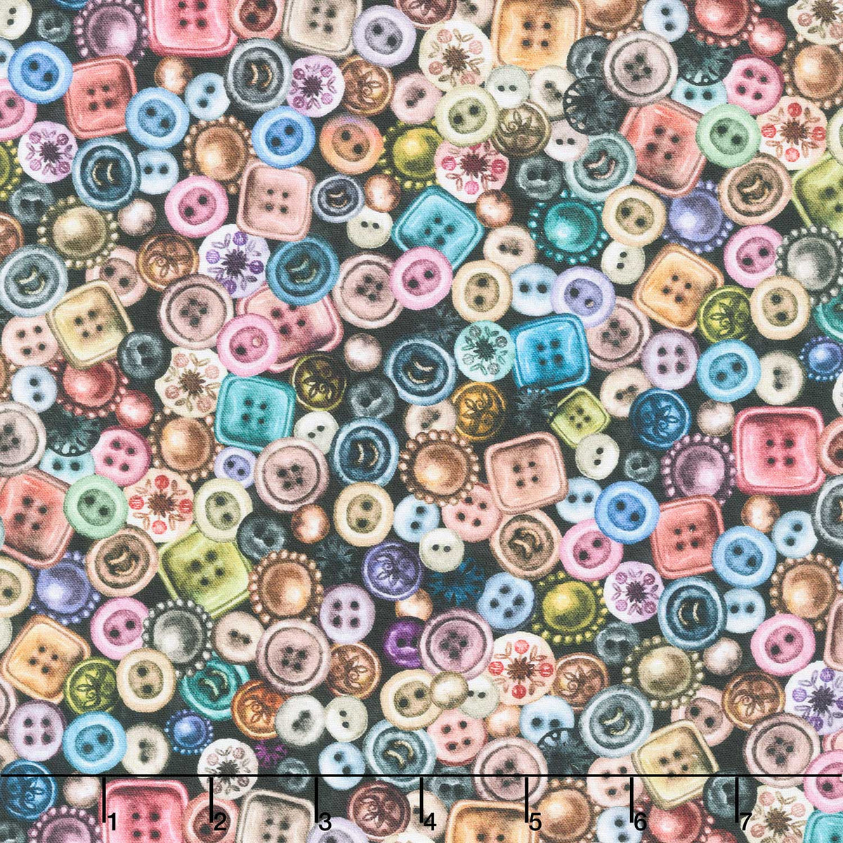 Make it Sew - Buttons Antique Yardage