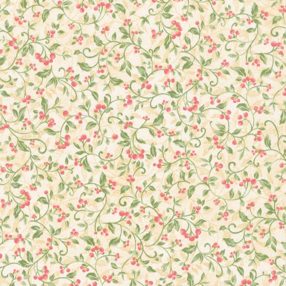 Star Of Wonder, Star Of Light - Berries Cream Yardage Primary Image