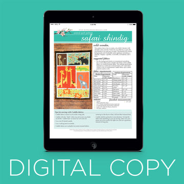 Digital Download - Safari Shindig Quilt Pattern Primary Image