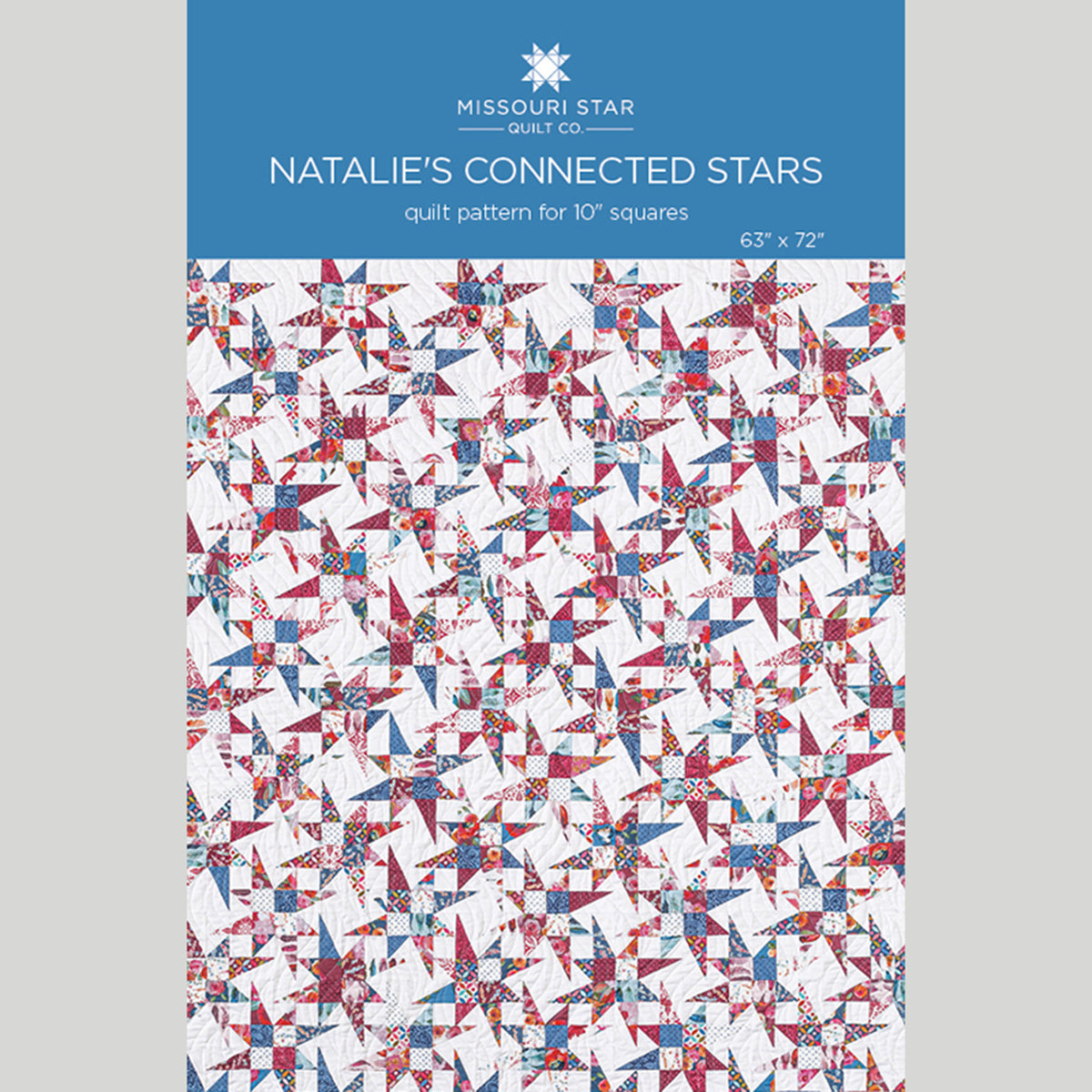 Natalie's Connected Stars Quilt Pattern by Missouri Star Primary Image