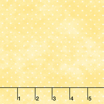 Playtime Flannel - Tiny Dot Yellow Yardage Primary Image