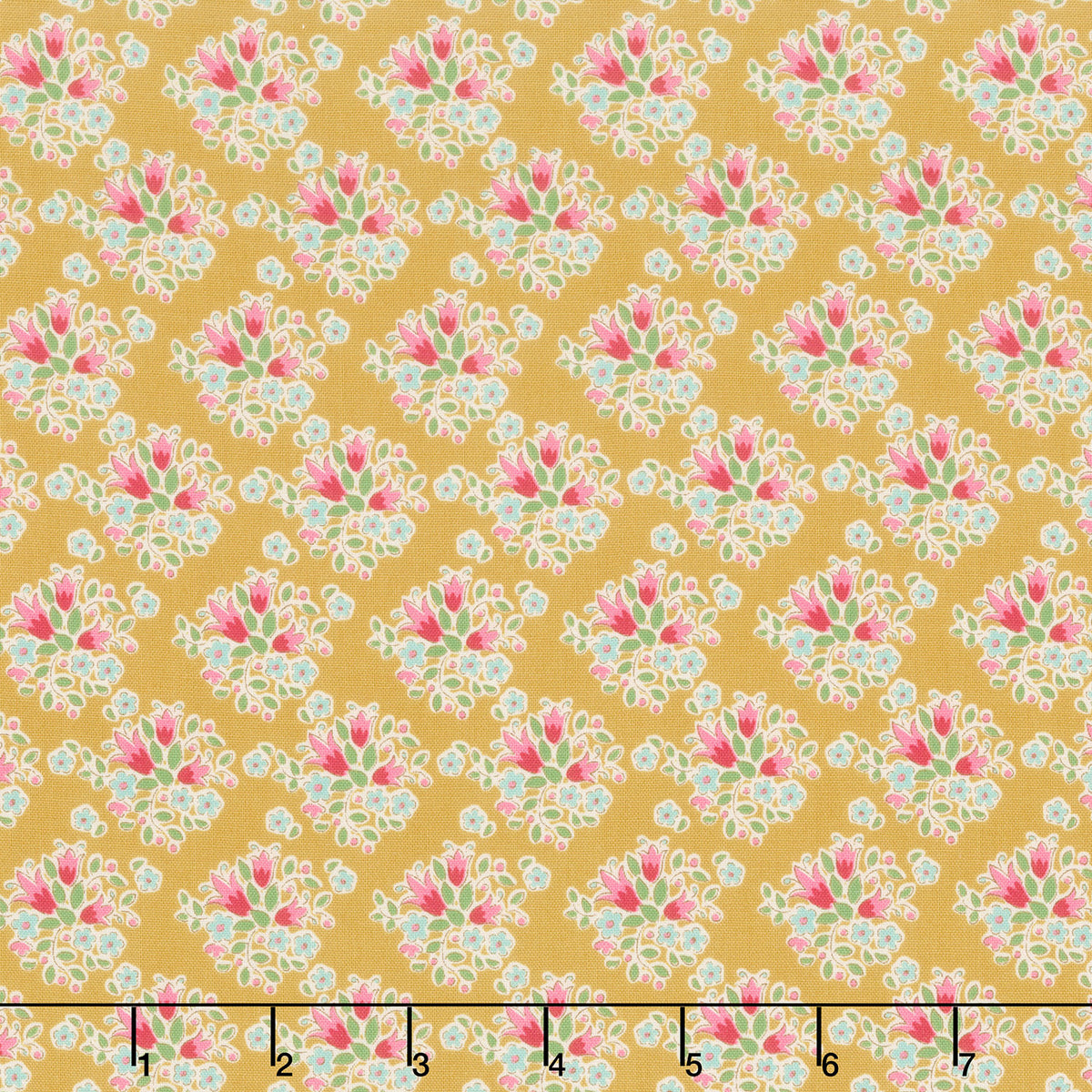 Creating Memories - Spring - Lulu Yellow Yardage Primary Image