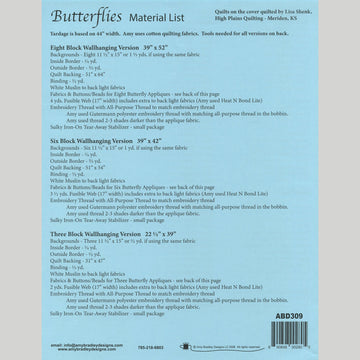 Butterflies Quilt Pattern