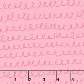 Bloom and Sew - Loopy Threads Salmon Yardage