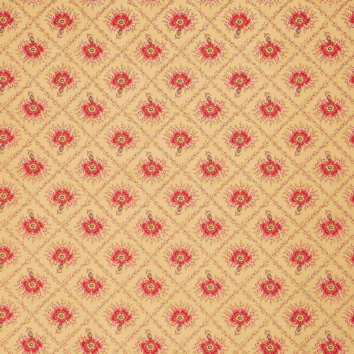 Wildflower Cottage - Trellis Buttercup Yardage