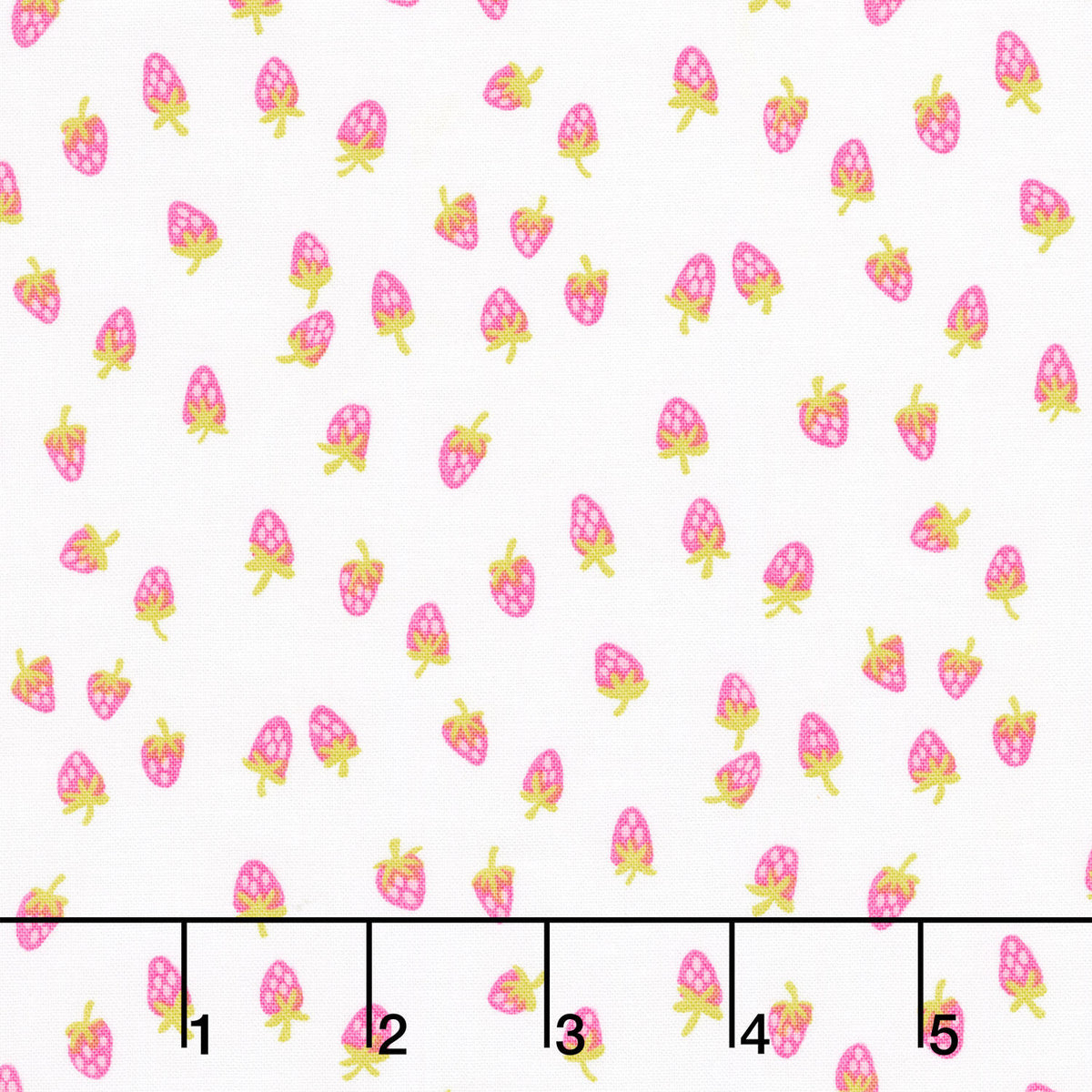Color Pop Playground - Berry Sweet White Yardage