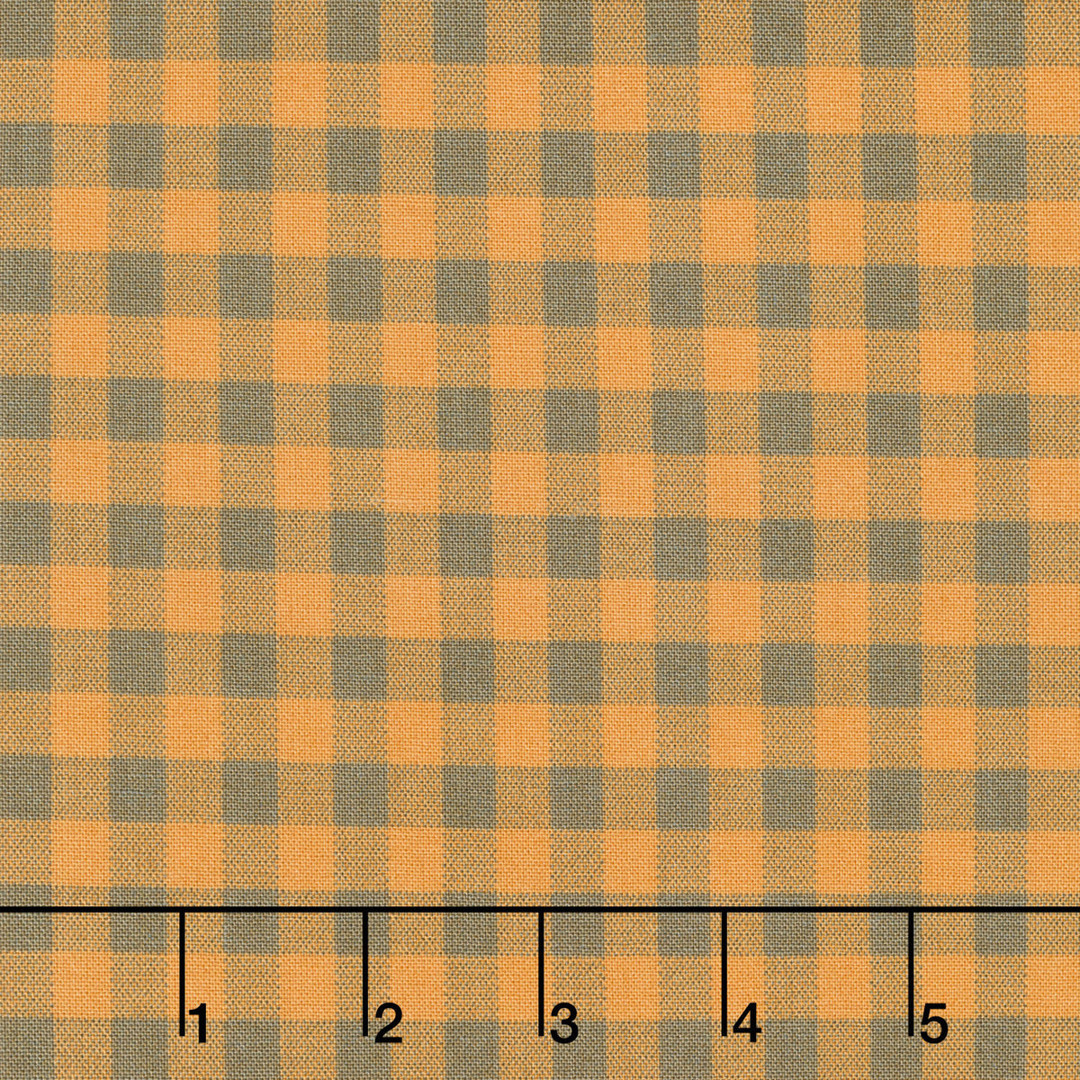 Quiltessential - Gingham Turmeric Yardage