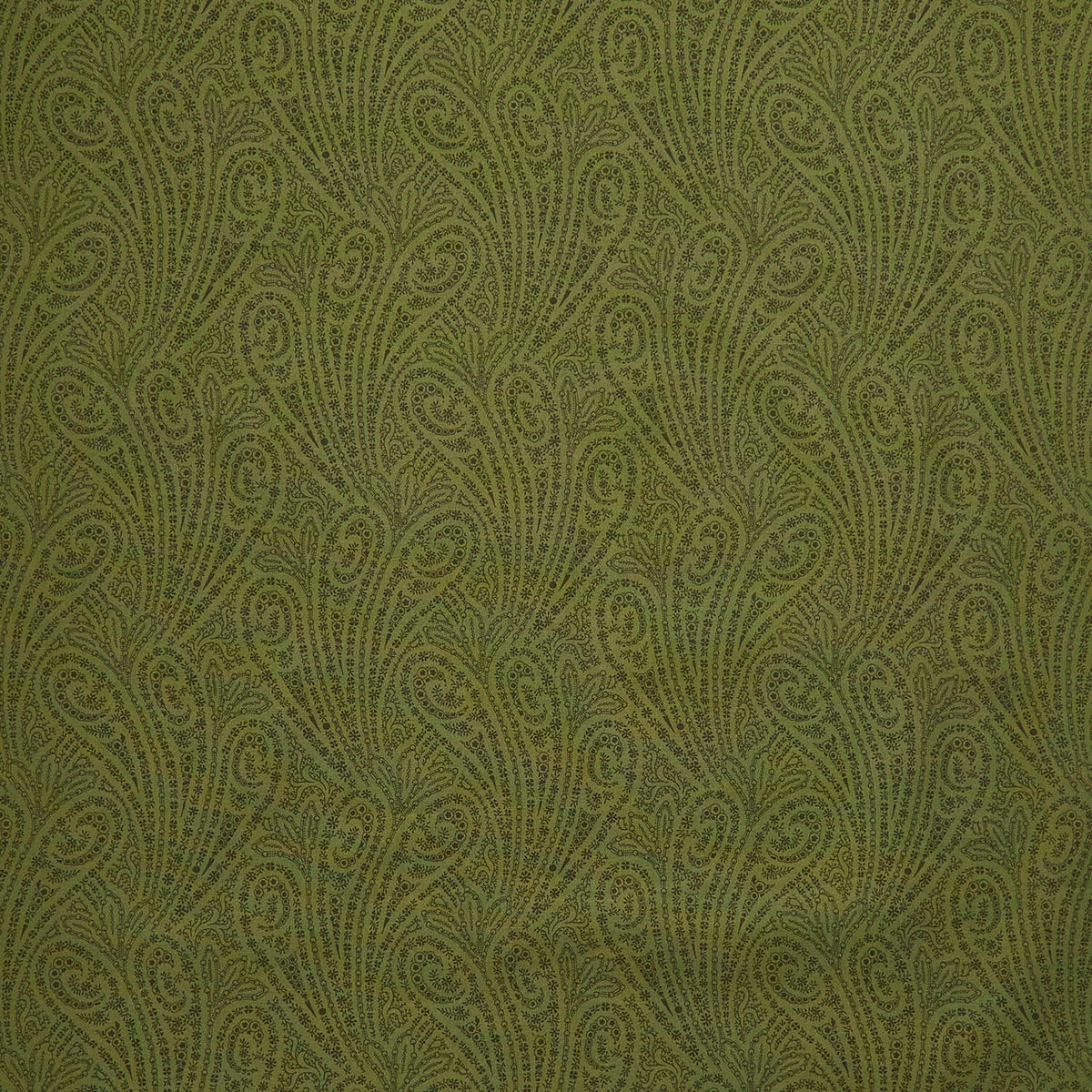 Grand Paisley - Grand Paisley Olive Yardage