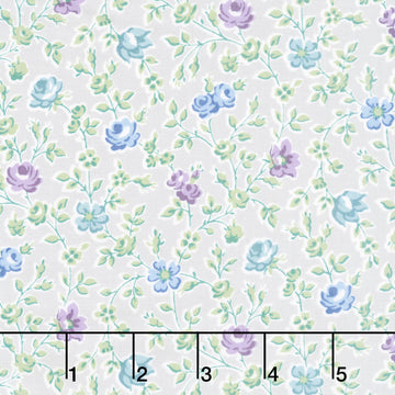 Sweet Things - Climbing Rose Gray Yardage