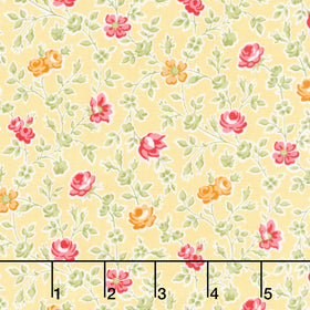 Sweet Things - Climbing Rose Yellow Yardage